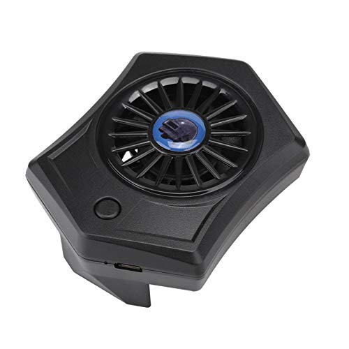 Phone Cooler, 500 mAh Accessories for Playing Games Mobile Phone Cooling Fan with Telescopic Clamp 4000 RPM