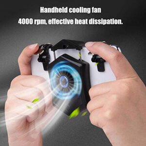 Phone Cooler, 500 mAh Accessories for Playing Games Mobile Phone Cooling Fan with Telescopic Clamp 4000 RPM