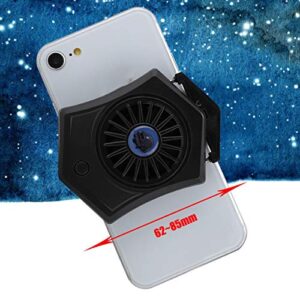 Phone Cooler, 500 mAh Accessories for Playing Games Mobile Phone Cooling Fan with Telescopic Clamp 4000 RPM