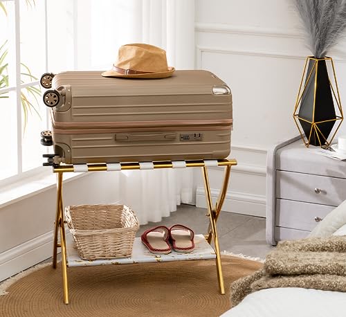 Winsihams Deluxe Luggage Rack for Guest Room - Elevate Your Travel Style and Wow Your Guests!