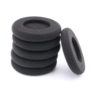zotech 1.6 inch (42mm) earpads for koss porta pro (3 pair, black)