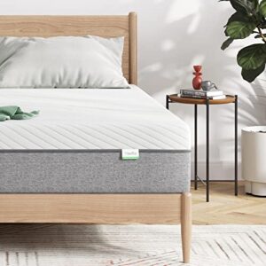 novilla queen size mattress, 12-inch gel memory foam mattress for cool sleep, pressure relieving, matrress-in-a-box, certipur-us certified, medium plush