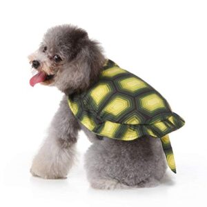 funny pet clothes turtle cosplay clothes creative halloween costume for puppy dog (size s) pet dog utensils