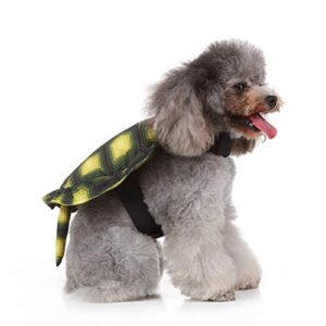 Funny Pet Clothes Turtle Cosplay Clothes Creative Halloween Costume for Puppy Dog (Size S) Pet Dog Utensils