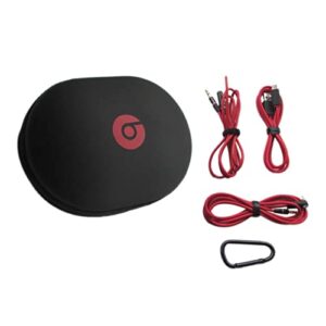 matte headphone case for wireless beats studio 3 and monster beats studio wired wireless hd studio w/ 3.5mm angle stereo audio cable, 1.2m extension cable and a charging cable replacement us shipping