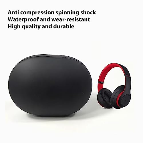 Matte Headphone Case for Studio and Solo Models, Will not Fit Any Larger Headphone Model, Comes with 1 x 3.5mm Angle Stereo Audio Cable (48 Inches), 1.2m Extension Cable and 1 Piece of Charging Cable