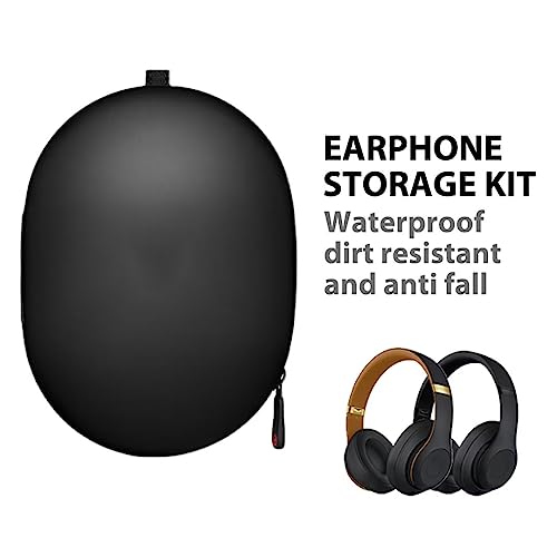 Matte Headphone Case for Studio and Solo Models, Will not Fit Any Larger Headphone Model, Comes with 1 x 3.5mm Angle Stereo Audio Cable (48 Inches), 1.2m Extension Cable and 1 Piece of Charging Cable