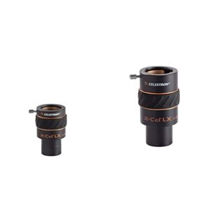 celestron 93529 x-cel lx 1.25-inch 2x barlow lens (black) & 93428 x-cel lx 1.25-inch 3x barlow lens (black)