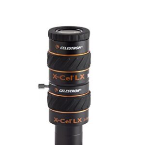 Celestron 93529 X-Cel LX 1.25-Inch 2X Barlow Lens (Black) & 93428 X-Cel LX 1.25-Inch 3X Barlow Lens (Black)