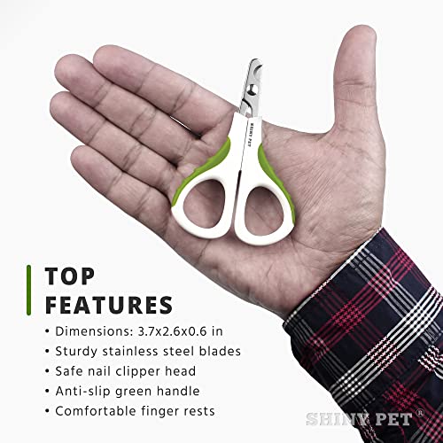 Cat Nail Clippers with Razor Sharp Blades - Best Pet Nail Clippers for Small Animals - Professional Claw Trimmer for Tiny Dog Cat Kitten Bunny Rabbit Bird Guinea Pigs Ferret Hamsters