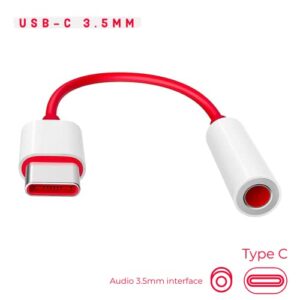 USB C to 3.5mm Adapter for OnePlus 7T 8T 9 Pro Headphone Jack Adapter - USB Type C to 3.5mm Aux Audio Earphone