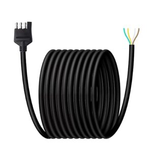 16awg 15feet 4 flat trailer wire trailer harness extenson cable 4 way flat trailer connector