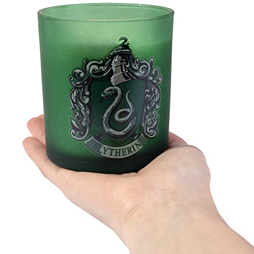 Harry Potter Slytherin Scented Candle, Large 8 oz - Balsam Fir Scent - Soy and Coco Wax - Great Gift for Harry Potter Fans