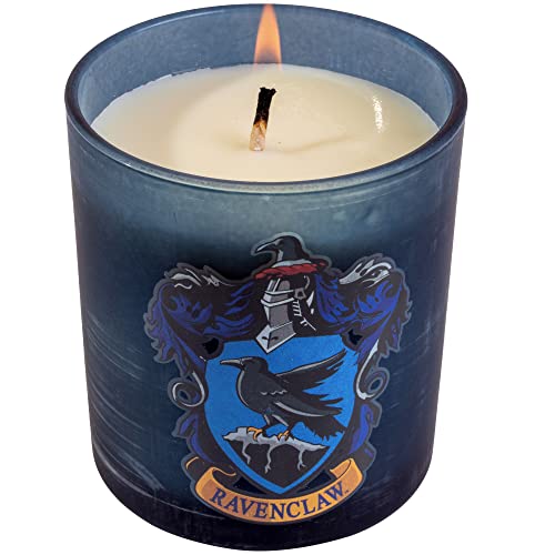 Harry Potter Ravenclaw Scented Candle, Large 8 oz - Vanilla & Sandlewood Scent - Soy and Coco Wax - Great Gift for Harry Potter Fans