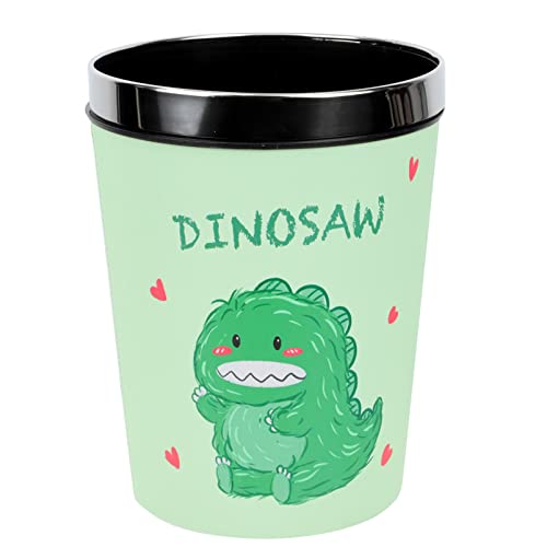 Cabilock Dinosaur Trash Can for Boys Bedroom Garbage Can Wastebasket Waste Garbage Bin Trash Container for Kids Room Bathroom Kitchen