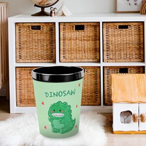 Cabilock Dinosaur Trash Can for Boys Bedroom Garbage Can Wastebasket Waste Garbage Bin Trash Container for Kids Room Bathroom Kitchen