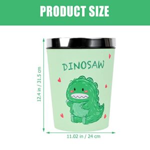 Cabilock Dinosaur Trash Can for Boys Bedroom Garbage Can Wastebasket Waste Garbage Bin Trash Container for Kids Room Bathroom Kitchen