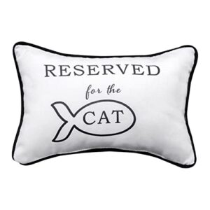 reserved for the cat word pillow