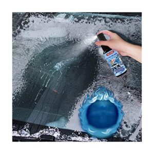 qpmbj winshield spray de-icer - winter windshield removal defrosting liquid & snow melting agent, windshield ice melt spray, updated car glass deicing agent spray (50ml)