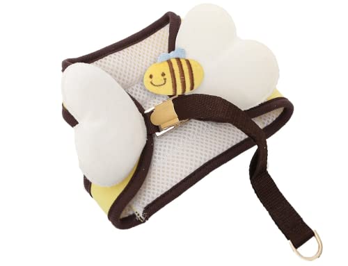 Fashionable Harness for Dog and cat, Honey bee Harness, Simple Fashionable Harness for Small Size Dog and cat (Harness only) (Honey Bee Harness, Medium)