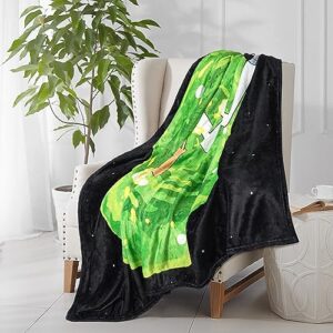 Novelty Cartoon Throw Blanket Soft Flannel Blanket Warm Cozy Blanket Cozy Sofa Blanket Suitable for Sofa Office Traveling Camping Home