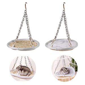 arbozew hamster soft hammock bed, chinchilla warm house, sugar glider winter nest pouch, cozy hideout habitat cage accessories for hedgehog guinea pig squirrel rat mice bird and tiny animals.
