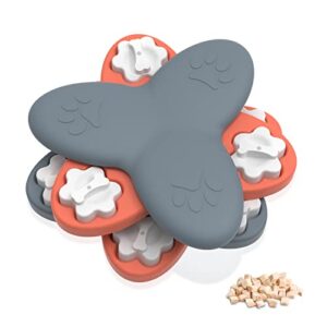 onfsevy dog enrichment toys with bone shape covers, 9 durable dog treat puzzle toys for iq training & brain stimulatinh