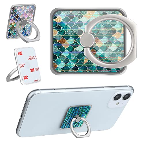 BF2Jk Phone Ring Holder Bracket Stand Kickstand for Smartphones,Tablets,Pads (Beautiful Mermaid Scales)