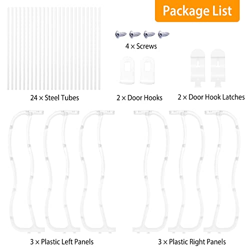 KOCASO 36 Pairs Over-The-Door Shoe Rack 12 Layers Wall Hanging Closet Shoe Organizer Storage Stand,72 x 20.5 x 7.8 inches,US Spot