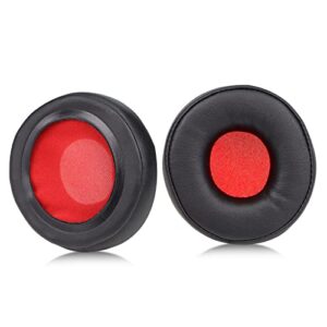 move ear pads cushion, molgria replacement earpads for jabra mobr wireless stereo headphones.(red lining)