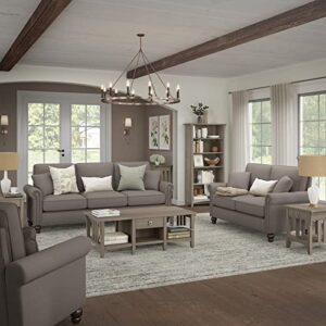 Bush Furniture Coventry Sofa, 85W, Charcoal Gray Herringbone Fabric