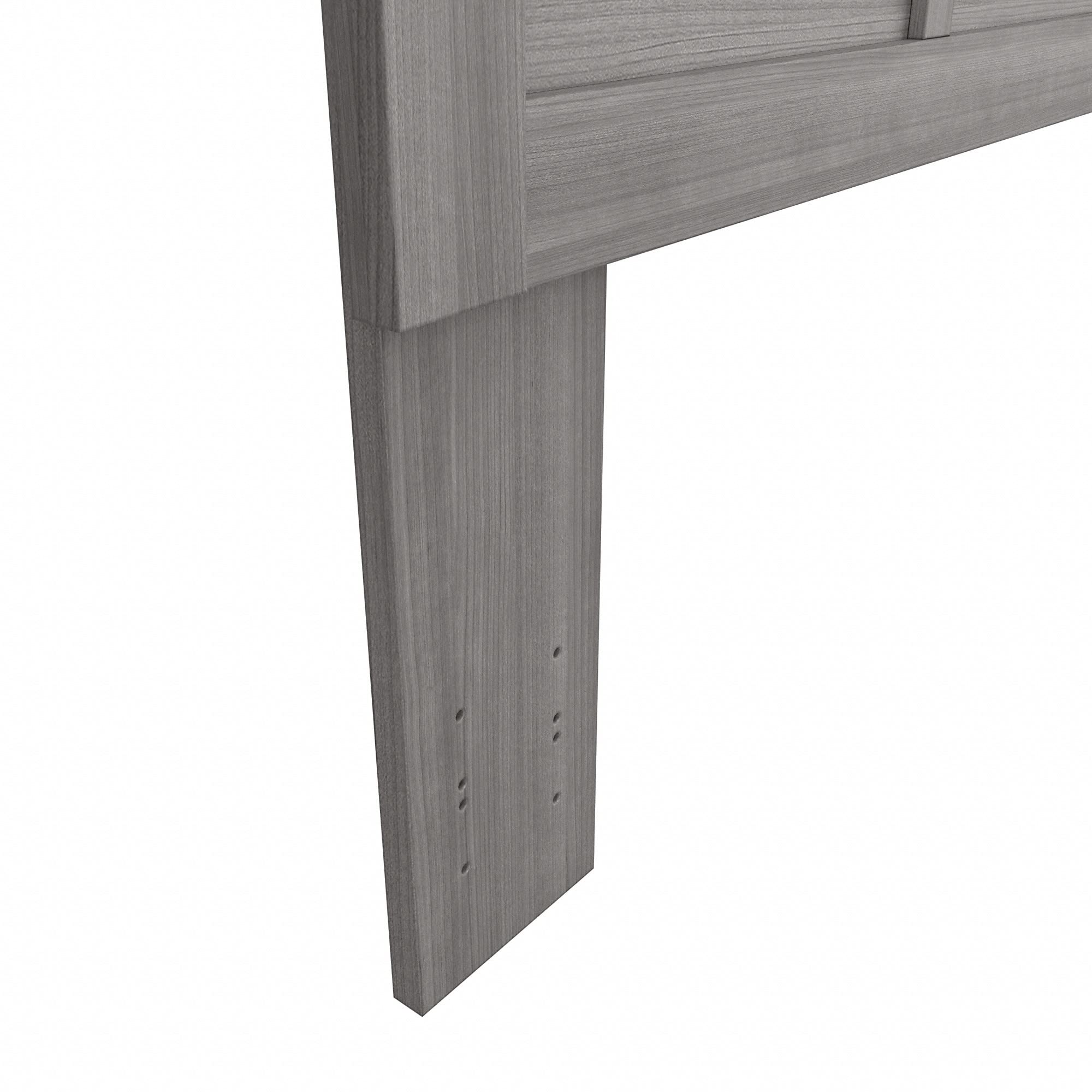 Bush Furniture Somerset Full/Queen Size Headboard in Platinum Gray