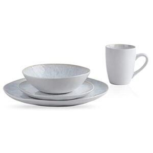 Stone lain Romy Stoneware Dinnerware Set, 16-Piece Service for 4, White