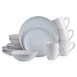 Stone lain Romy Stoneware Dinnerware Set, 16-Piece Service for 4, White