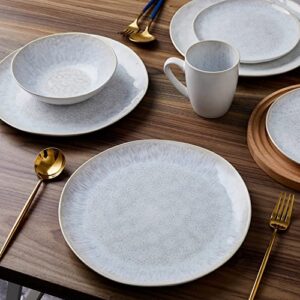 Stone lain Romy Stoneware Dinnerware Set, 16-Piece Service for 4, White