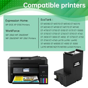 EXCERCUS 1X T04D1 Ink Maintenance Box Remanufactured for Expression ET-3700 XP-5100 ET-4760 ET-3750 ET-4750 ET-2760 ET-3760 ET-3710 ET-5150 ET-15000 ET-M3170 M1170 M2170 Workforce WF-2860 Printer