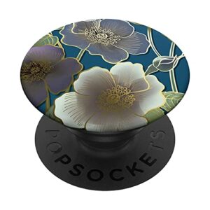 Roses Floral Pattern Phone Popper PopSockets Swappable PopGrip