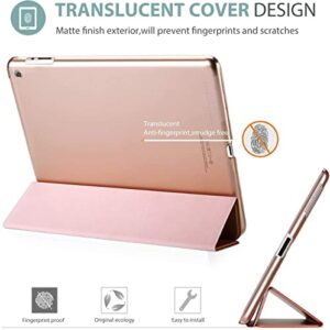 ProCase Slim Stand Hard Back Shell for iPad 10.2 Bundle with 6 Pack Webcam Cover Slide for Laptop Phone