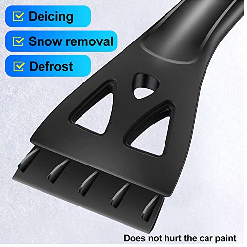 nyatek Extendable Ice Scraper Snow Brush for Car Windshield Detachable with Ergonomic Foam Grip for Car SUV Truck 360 Degree Rotation Car Accessories