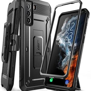 SUPCASE Unicorn Beetle Pro Series Case for Samsung Galaxy S22 Plus 5G (2022 Release), Full-Body Dual Layer Rugged Belt-Clip & Kickstand Case Without Built-in Screen Protector (Black)