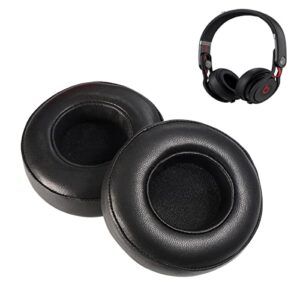 replacement earpad ear pad cushions cover with protein leather & memory foam compatible with monster b mixr headphones