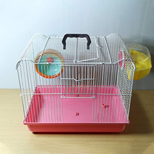 POPETPOP Pet Cage Crate Handles Replacement, Cage Handle Replacement Cage Handles for Kitten Doggie Rabbit Chinchilla Hamster 10pcs (Black)