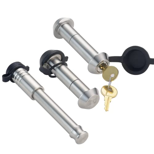 InfiniteRule Security 61622 | 3 Pack Mixed 2.5 - Keyed Alike, Shackle or Hook Lock for Royal Hooks - Royal Shackle & Show Hook - Includes Receiver Lock for 2.5" Receiver