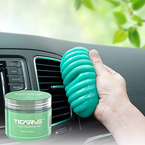 TICARVE Car Cleaning Gel Car Detailing Putty Car Cleaning Putty Gel Auto Detailing Tools Car Interior Cleaner Car Cleaning Kits Cleaning Slime Keyboard Cleaner Orange Yellow