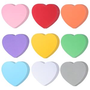 72 pcs heart cutouts paper hearts 6 inches heart shaped cards large heart shapes paper heart shape die cuts for valentine’s day craft, kid's love and peace school craft projects (assorted color)