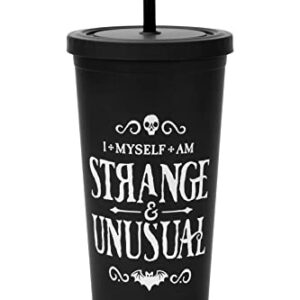 Killstar Strange Unusual Cold Brew Iced Coffee Tea Travel Mug Cup
