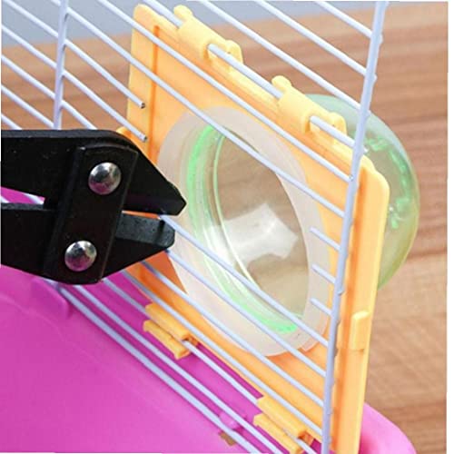 Ayrsjcl Hamster Cage Hole Cover 4pcs DIY Hamster Tunnel External Tube Stopper Plug End Cap Interface Fitting with Ventilated Holes (Random Color)