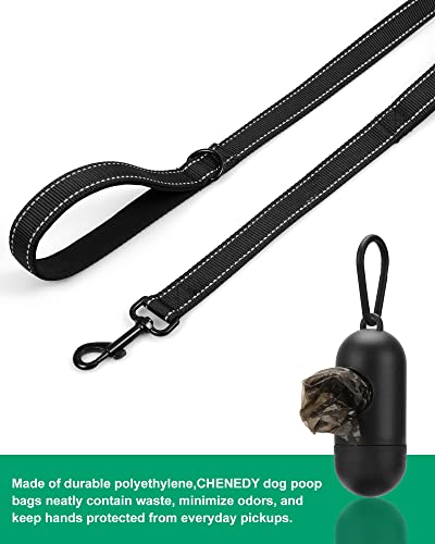 Dog Leash, Heavy Duty Dog Leash, Leashes for Large Breed Dogs 5FT 6FT, Double Handle Dog Leash, Reflective Training Lead, Perfect for Medium to Large Dogs