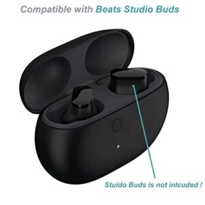 Heyeke Charging Case Compatible with Beats Studio Buds, Replacement USB-C Charger Case Dock Cradle for Beats Studio Buds Wireless Earbuds (Black)