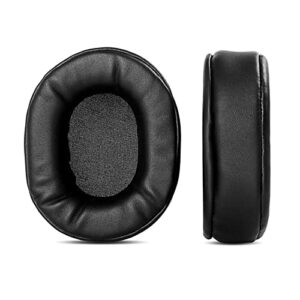 TaiZiChangQin Ear Pads Ear Cushions Replacement Earpads Compatible with Telex Echelon 25xt Stratus 30xt 50d Pilot Headphone Protein Leather Black